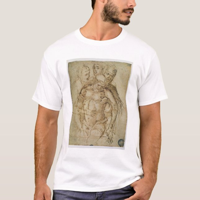 Pieta som tillskrivas till endera Giovanni Bellini T Shirt (Framsida)