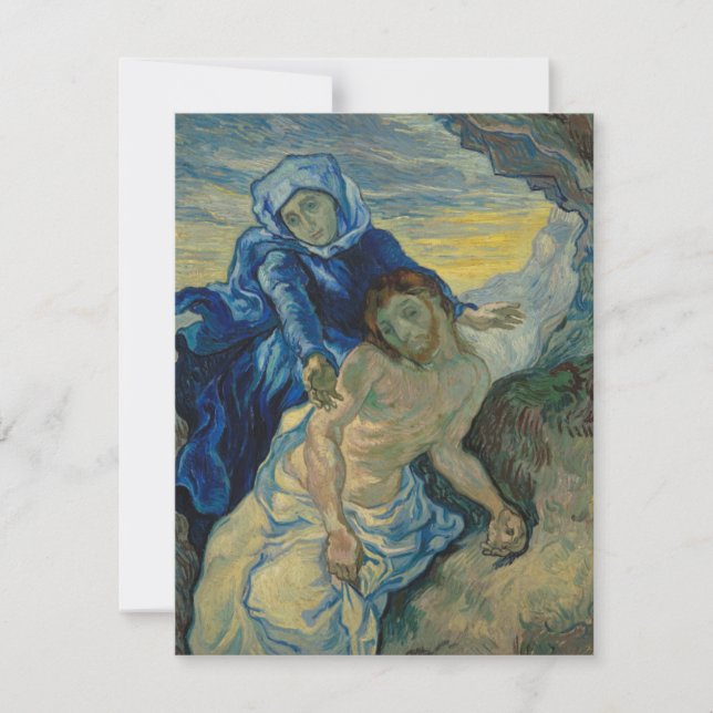 Pieta, Vincent Van Gogh Notecard Tack Kort (Framsida)