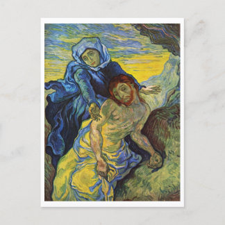 Pieta, Vincent van Gogh Vykort
