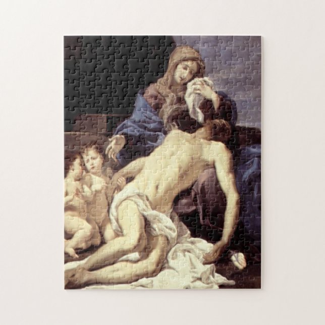 Pietaen - klagovisa av Kristus - Baciccio Pussel (Vertikal)