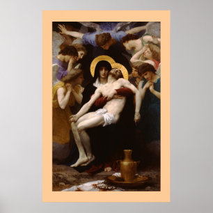 Pietaen vid Bouguereau Poster