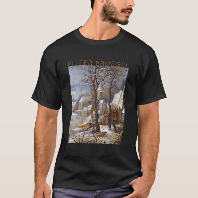 Pieter Bruegel, äldre - vinterlandskap med B T Shirt (Framsida)