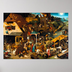 Pieter Bruegel Berömd Visual Arts Netherlands Prov Poster