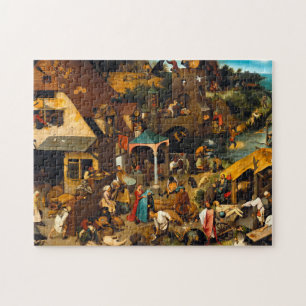 Pieter Bruegel Berömd Visual Arts Netherlands Prov Pussel