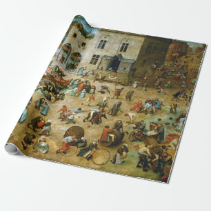 Pieter Bruegel de äldre barnspelen Presentpapper