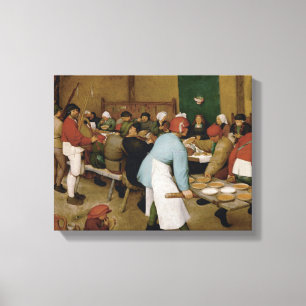 Pieter Bruegel de Elder - Jordbrukaren Bröllop Canvastryck