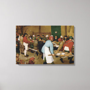 Pieter Bruegel de Elder - Jordbrukaren Bröllop Canvastryck