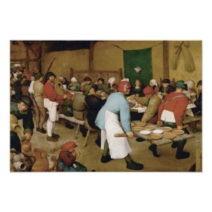 Pieter Bruegel de Elder - Jordbrukaren Bröllop Fototryck