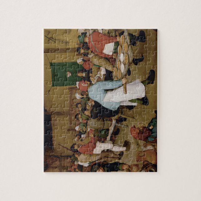 Pieter Bruegel de Elder - Jordbrukaren Bröllop Pussel (Vertikal)