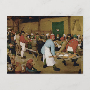 Pieter Bruegel de Elder - Jordbrukaren Bröllop Vykort