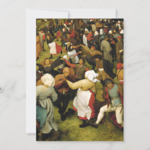 Pieter Bruegel den äldre - Bröllopsdansen Inbjudningar