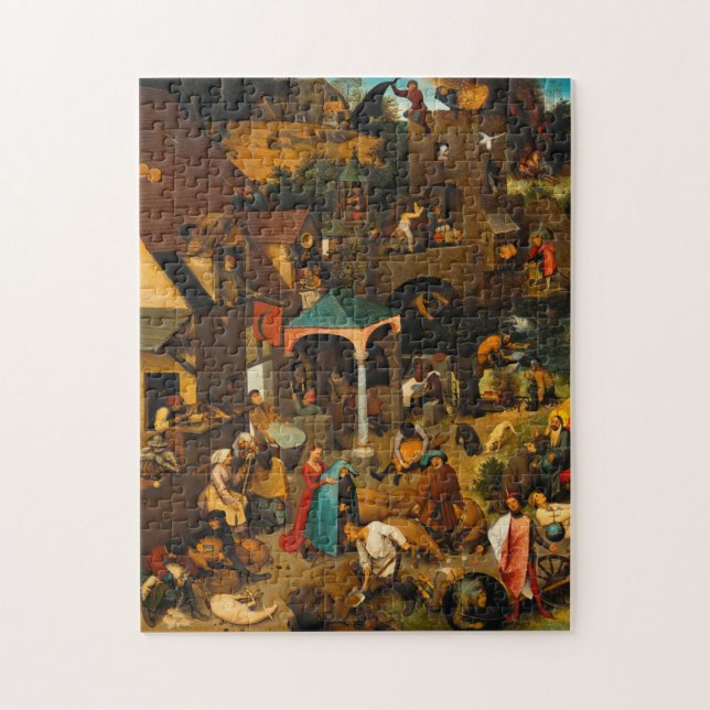 Pieter Bruegel den äldre - de nederländska talarna Pussel (Vertikal)
