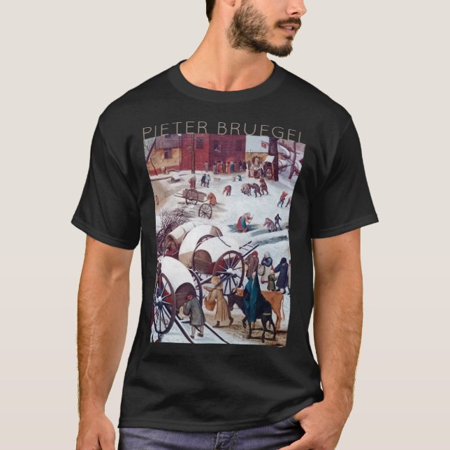 Pieter Bruegel, den äldre folken i Betlehem T Shirt (Framsida)