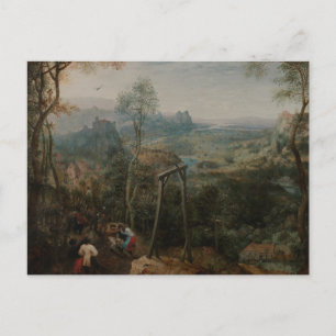 Pieter Bruegel, den äldre - Magpie på galgen Vykort