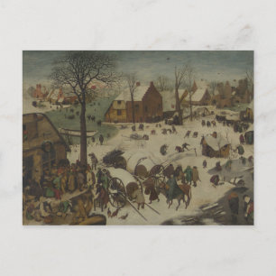 Pieter Bruegel den äldre - Numrering i Betlehem Vykort