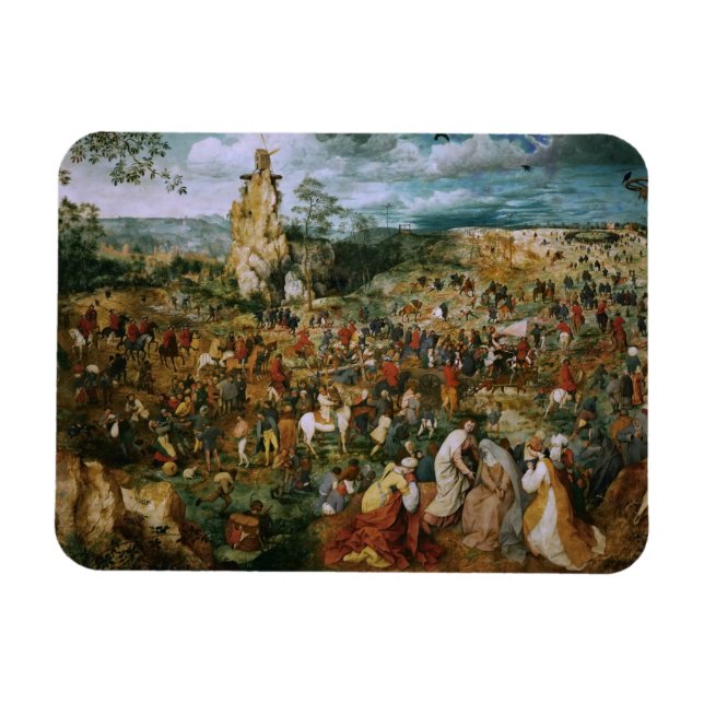 Pieter Bruegel, den äldre processen till Calvariat Magnet (Horisontell)