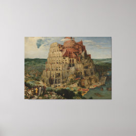 Pieter Bruegel den äldre Torn i Babel Canvastryck