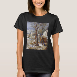 Pieter Bruegel, den äldre vinterlandskapet med Bi T Shirt