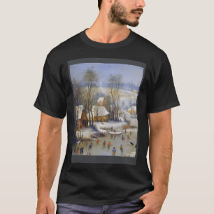 Pieter Bruegel, den äldre vinterlandskapet med Bi T Shirt