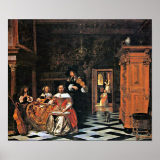 Pieter Bruegel Elder - Census of Bethlehem Detail Poster