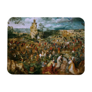 Pieter Bruegel Fläder-processionen till calvaryen Magnet