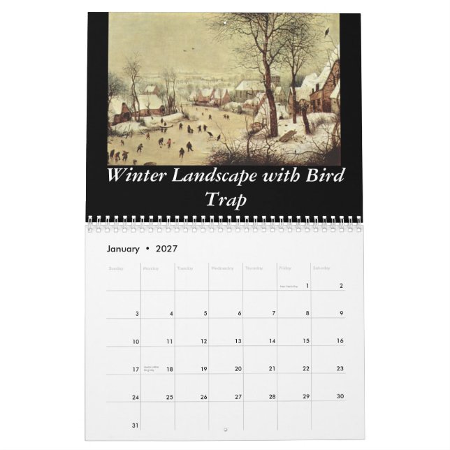 Pieter Bruegel kalendern för fläder 2013 Kalender (Jan 2027)