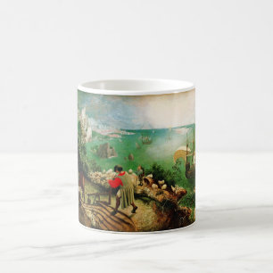 Pieter Bruegel landskap med nedgången av Icarus Kaffemugg