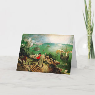 Pieter Bruegel landskap med nedgången av Icarus Kort