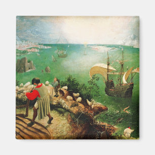 Pieter Bruegel landskap med nedgången av Icarus Magnet