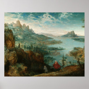 Pieter Bruegel - Liggande med flyg till Egypten Poster