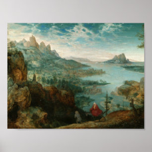 Pieter Bruegel - Liggande med flyg till Egypten Poster