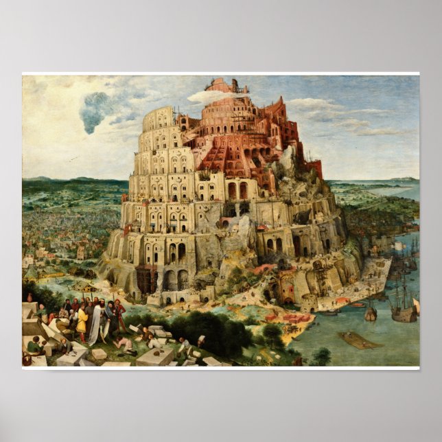 Pieter Bruegel the Elder - Babylon Poster (Framsidan)