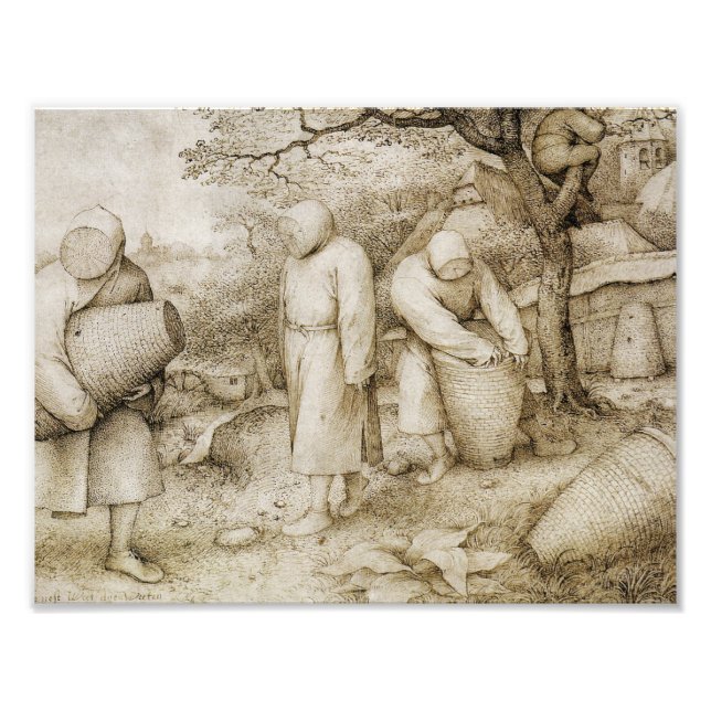 Pieter Bruegel the Elder - Biodlarna Fototryck (Framsidan)