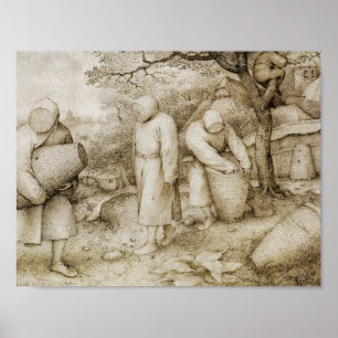 Pieter Bruegel the Elder - Biodlarna Poster
