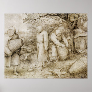 Pieter Bruegel the Elder - Biodlarna Poster
