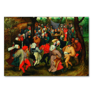 Pieter Bruegel the Elder - Bröllop Dance Bordsnummer