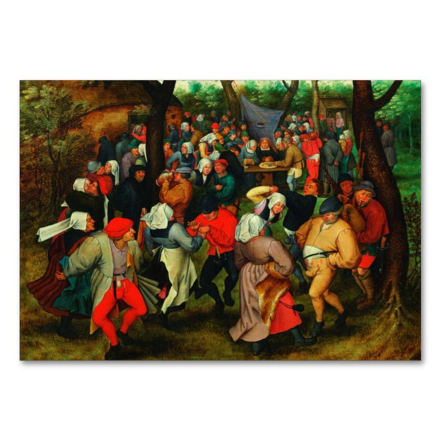 Pieter Bruegel the Elder - Bröllop Dance Bordsnummer (Framsidan)
