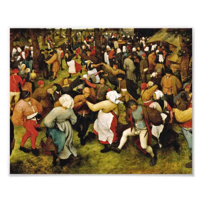 Pieter Bruegel the Elder - Bröllop Dance Fototryck (Framsidan)