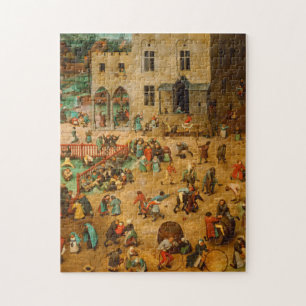 Pieter Bruegel the Elder - Children's Games (1560) Pussel
