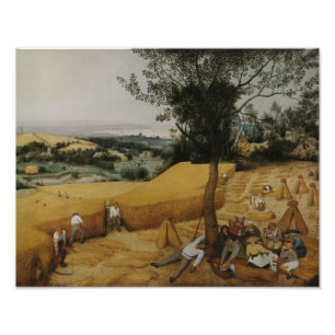 Pieter Bruegel the Elder - Harvesters Fototryck