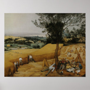 Pieter Bruegel the Elder - Harvesters Poster