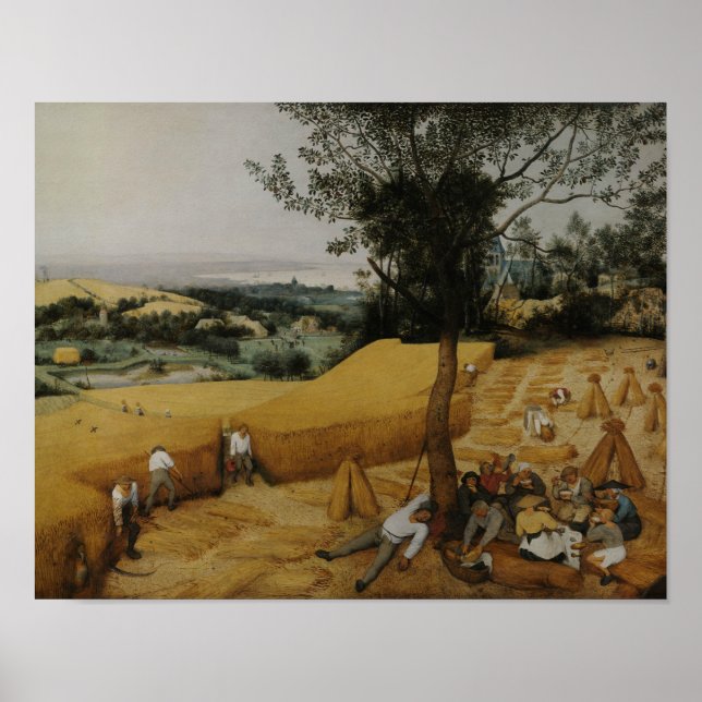 Pieter Bruegel the Elder - Harvesters Poster (Framsidan)