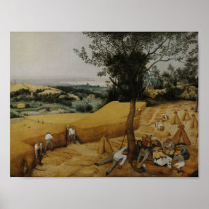 Pieter Bruegel the Elder - Harvesters Poster