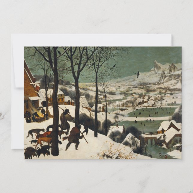 Pieter Bruegel the Elder - Hunters in Snö (Framsida)