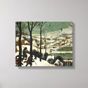 Pieter Bruegel the Elder - Hunters in Snö Canvastryck
