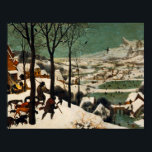 Pieter Bruegel the Elder - Hunters in Snö Poster<br><div class="desc">Pieter Bruegel the Elder - Hunters in the Snö (Winter)</div>