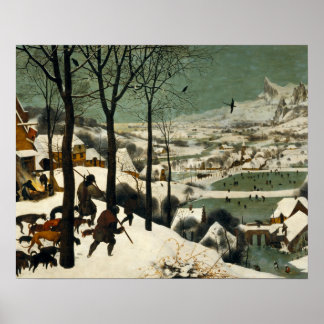 Pieter Bruegel the Elder - Hunters in Snö Poster