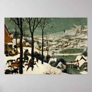 Pieter Bruegel the Elder - Hunters in Snö Poster