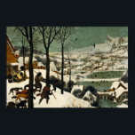 Pieter Bruegel the Elder - Hunters in Snö Poster<br><div class="desc">Hunters in the Snö (Winter) by Pieter Bruegel the Elder, 1565. Olja på ekpanelen.</div>
