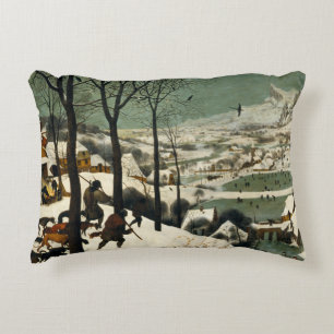 Pieter Bruegel the Elder - Hunters in Snö Prydnadskudde
